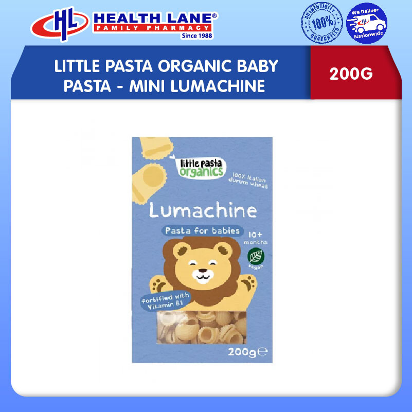 LITTLE PASTA ORGANIC BAYI PASTA- MINI LUMACHINE 200G